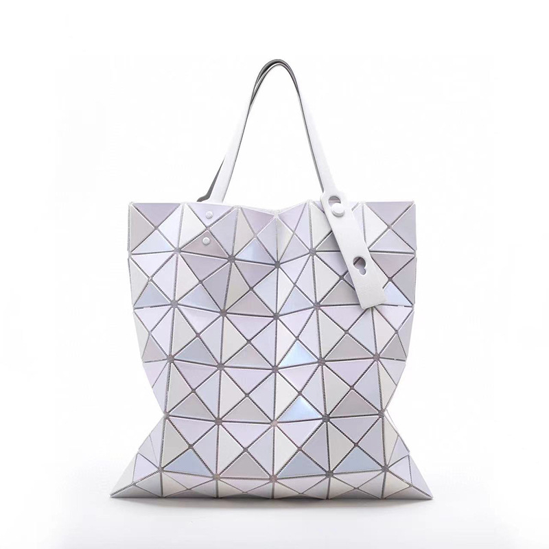Torba za ramena — Geometrijski romboidni oblik, PVC materijal, uspravni kvadratni silueta, magnetska kopča, tajni džep sa zipom, platnena podstava