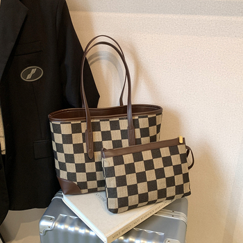 Platnena Tote torba s leopardim uzorkom, zatvarač na zip, podstava od poliestera, uspravni kvadratni oblik, unutarnji džepovi za telefon i dokumente