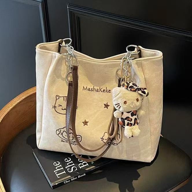 Torbica Tote od platna sa zatvaračem na zip, unisex dizajn, vodoravni kvadratni oblik, laminirani unutarnji džep s zatvaračem