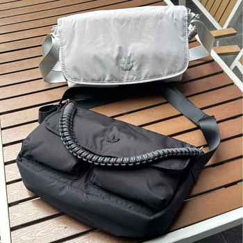 Torba crossbody velike kapacitete, vodootporna tkanina, gradski stil, horizontalni kvadratni oblik, magnetska kopča, unutarnja džep za telefon