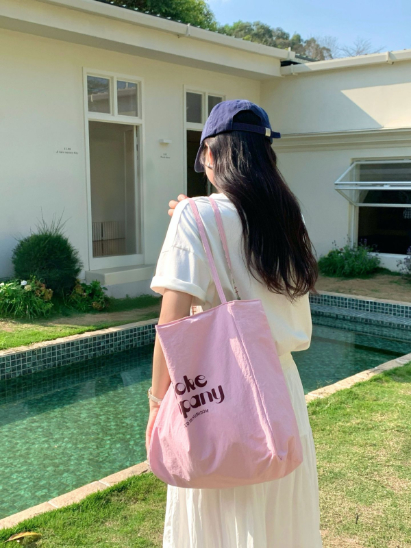 Platnena Tote torba, stil Fresh and Sweet, mekani materijal, za slobodno vrijeme, proljeće 2025