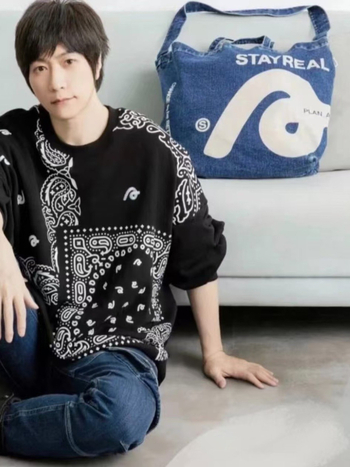 Ilier Geantă Denim pentru navetă - stilul stradal, fermoar, fără căptușeală, buzunar pentru telefon și carte de identitate