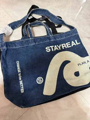 Ilier Geantă Denim pentru navetă - stilul stradal, fermoar, fără căptușeală, buzunar pentru telefon și carte de identitate