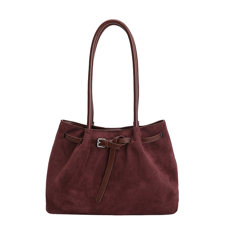 Geantă tote din PU pentru femei, formă orizontală pătrată, închidere magnetică, buzunare interne pentru telefon și documente, căptușeală din poliester