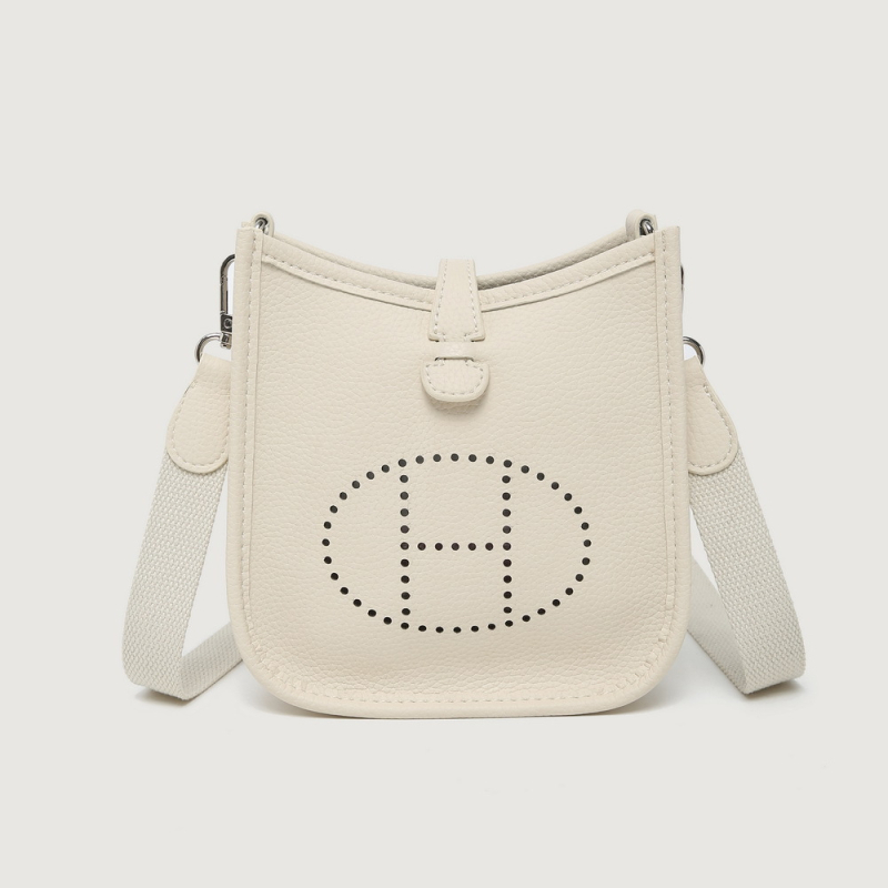 Geantă Evelyn pentru femei: din piele naturală pentru telefon mobil, formă găleată, închidere magnetică, căptușeală din piele de bovine (Material: Piele naturală; Stil: Geantă pentru telefon; Formă: Găleată; Închidere: Magnetic)