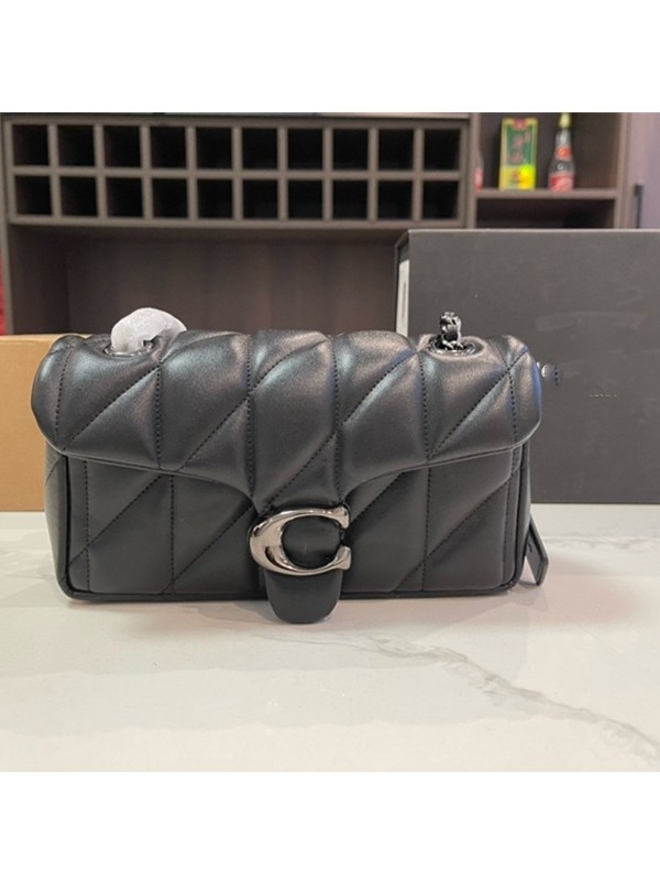 Kou C torbica s dijamantnim uzorkom na lancu, Tabby26, retro mini torba za rame