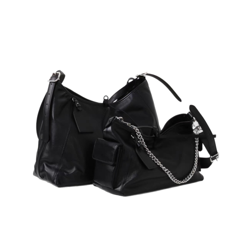 Geantă carryall pentru motocicletă din piele naturală, formă orizontală pătrată cu capac, închidere cu șnur, curele duble pentru umeri, buzunar interior cu fermoar și buzunar pentru act, pentru uz zilnic.