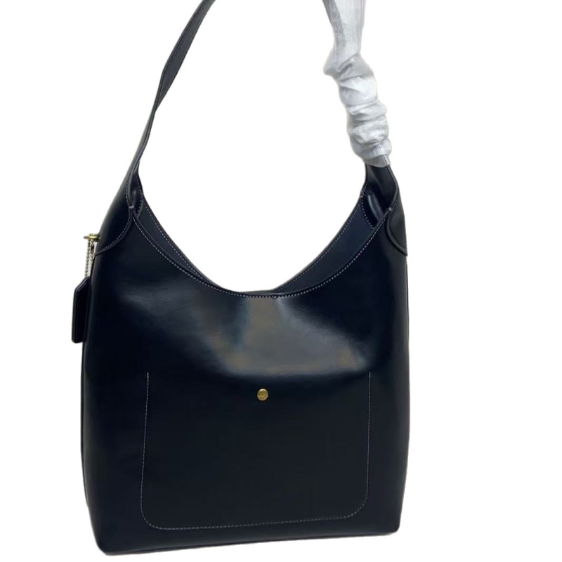 Geantă Tote din piele naturală, formă verticală pătrată, căptușeală din poliester, închidere magnetică, compartiment interior cu buzunar cu fermoar, buzunar pentru telefon și buzunar pentru ID