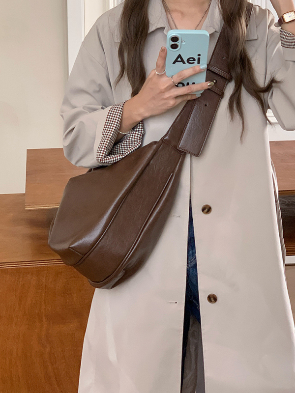 Geantă Tote, PU material, formă orizontală pătrată, închidere cu fermoar, buzunar ascuns cu fermoar