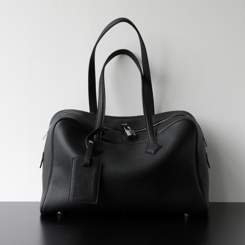 Geantă Boston pentru femei din piele de vită de calitate superioară, închidere cu fermoar, buzunar interior cu fermoar, căptușeală din poliester