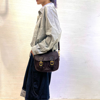 Ženska torbica preko ramena, koža prvog sloja s biljnim tretmanom, Cambridge stil, podstava od najlona, crossbody dizajn