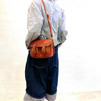 Ženska torbica preko ramena, koža prvog sloja s biljnim tretmanom, Cambridge stil, podstava od najlona, crossbody dizajn