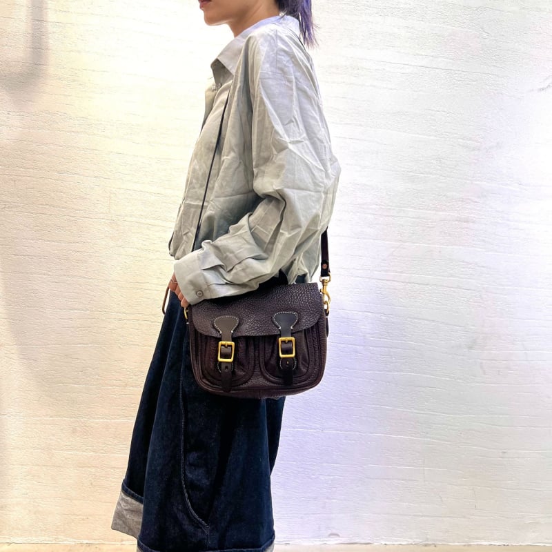 Ženska torbica preko ramena, koža prvog sloja s biljnim tretmanom, Cambridge stil, podstava od najlona, crossbody dizajn