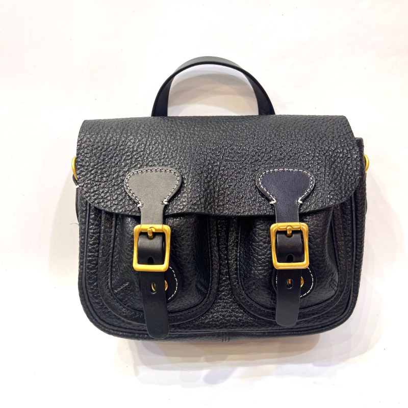 Ženska torbica preko ramena, koža prvog sloja s biljnim tretmanom, Cambridge stil, podstava od najlona, crossbody dizajn