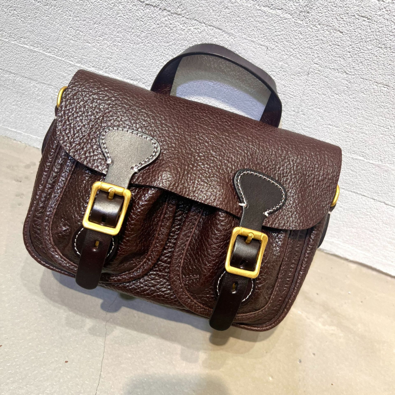 Ženska torbica preko ramena, koža prvog sloja s biljnim tretmanom, Cambridge stil, podstava od najlona, crossbody dizajn
