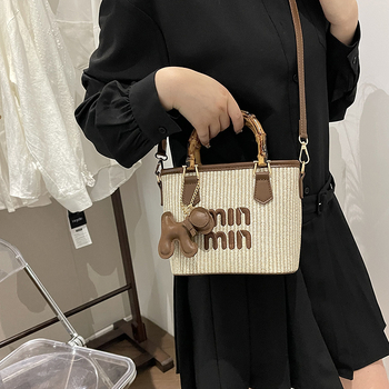 Torba preko ramena u obliku kante od PU kože, gradski stil, zatvarač, polyester podstava, jedna naramenica, jesen 2025