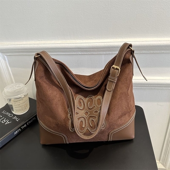 Ženska PU Tote torba, zatvarač na zip, vodoravnog kvadratnog oblika, PU podstava, unutarnja džep, jedna naramenica