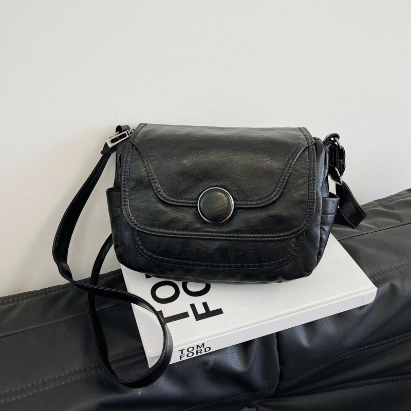 Ženska PU kožna crossbody torba, horizontalnog kvadratnog oblika, zatvarač, unutarnje pretince sa zipom i pretinac za telefon