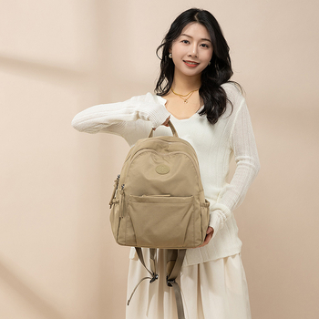 Ruksak od Oxford materijala, Proljeće 2025., Zatvaranje na zatvarač, Unutarnje džepove: džep sa zatvaračem i džep za telefon, Vodootporan