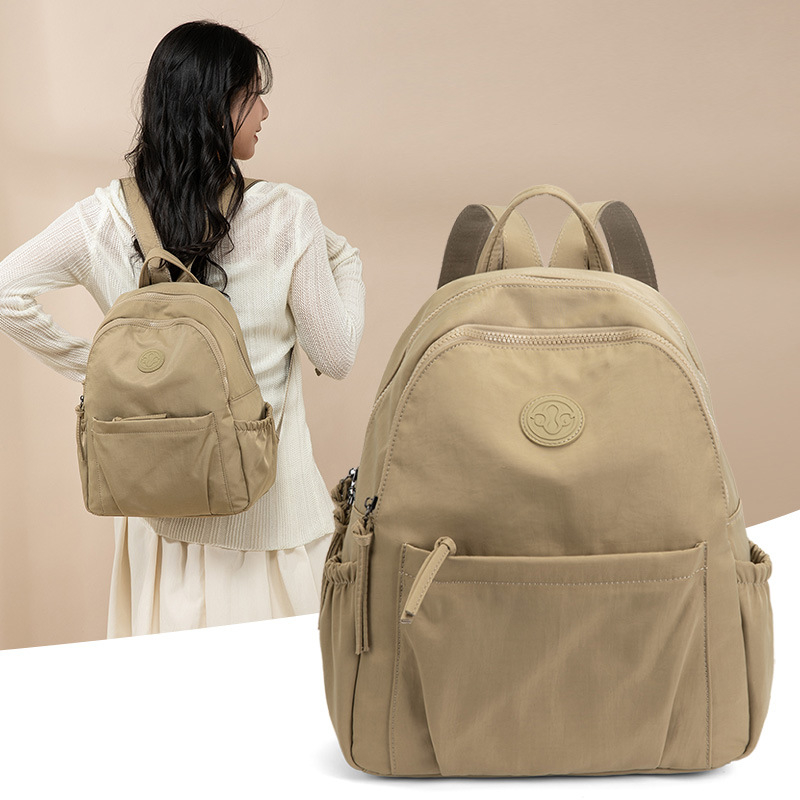 Ruksak od Oxford materijala, Proljeće 2025., Zatvaranje na zatvarač, Unutarnje džepove: džep sa zatvaračem i džep za telefon, Vodootporan