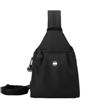 Ženska mini crossbody torba, ulični stil, Oxford platno, zatvarač, laminirana unutarnja džep, trodimenzionalni dizajn, pogodna za slobodno vrijeme putovanja