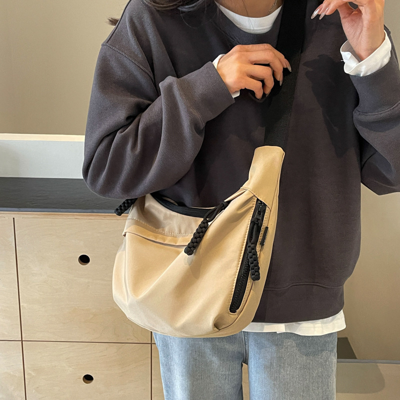Ženska torba za studentice – velika kapaciteta, crossbody torba za svakodnevnu upotrebu, Dumpling Bag