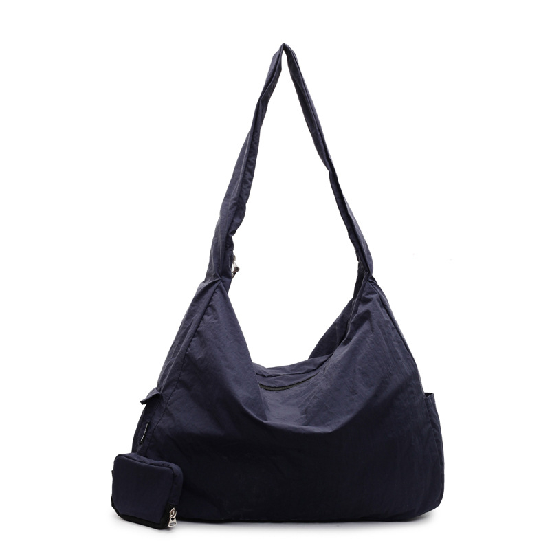 Crossbody Tote torba, lagana tkanina, zatvaranje na zip, poliester podstava, unutarnja džep sa zipom i džep za telefon, jedna naramenica, za svakodnevnu upotrebu