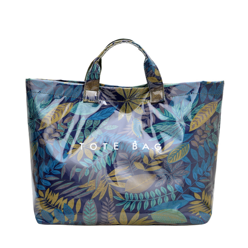 Tote torba u stilu street fashion, Oxford tkanina, vodoravni kvadratni oblik, magnetski zatvarač, podstava od poliester