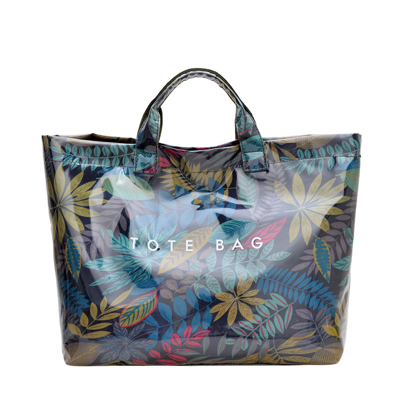 Tote torba u stilu street fashion, Oxford tkanina, vodoravni kvadratni oblik, magnetski zatvarač, podstava od poliester