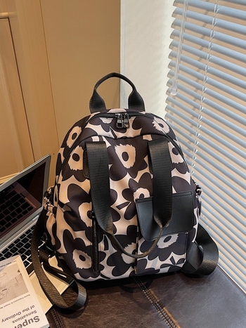 Ruksak od Oxford platna, ležerni stil putovanja, crossbody dizajn, zatvaranje na zip, vodootporan s unutarnjim džepom na zip