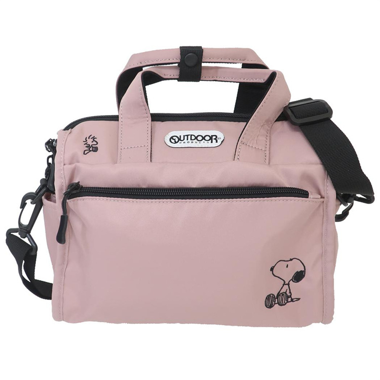 Crossbody torba uličnog stila — Saddle bag, Oxford tkanina, horizontalan četvrtasti oblik, zatvaranje na zip, Nylon podstava