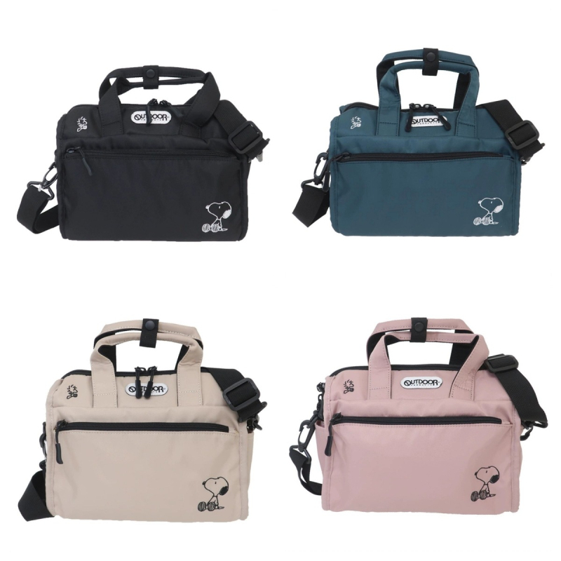 Crossbody torba uličnog stila — Saddle bag, Oxford tkanina, horizontalan četvrtasti oblik, zatvaranje na zip, Nylon podstava