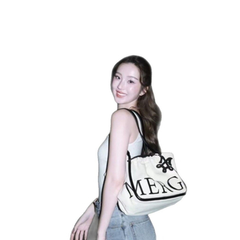 Geantă Tote din Oxford, formă verticală pătrată, închidere cu șnur, căptușeală poliester, buzunar pentru telefon