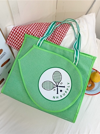 Ženska sportska torba s Fresh and Sweet stilom; materijal Oxford tkanina; zatvaranje Velcro; horizontalni kvadratni oblik; dvostruke naramenice