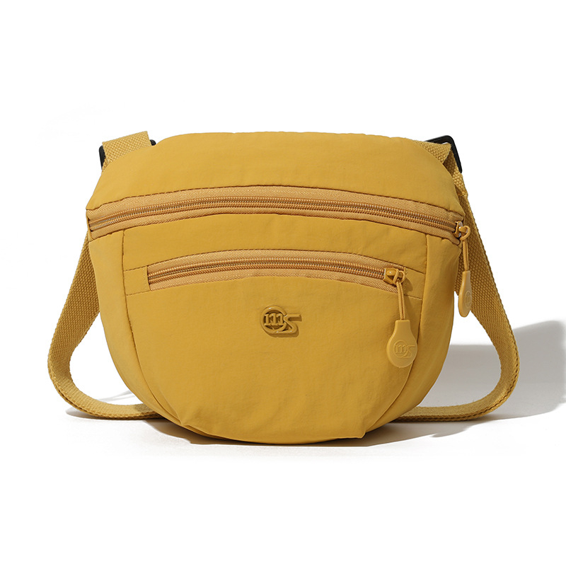 Crossbody torba, ultralagana, Oxford tkanina, horizontalni kvadratni oblik, zatvarač, unutarnji džep s džepom za telefon i džepom na zip, jedna naramenica, gradski stil