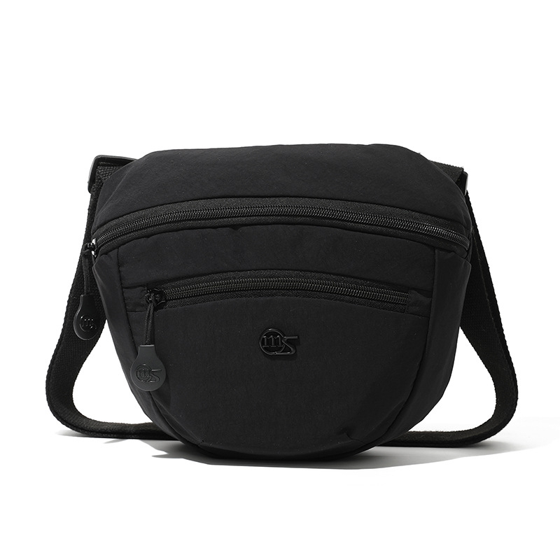 Crossbody torba, ultralagana, Oxford tkanina, horizontalni kvadratni oblik, zatvarač, unutarnji džep s džepom za telefon i džepom na zip, jedna naramenica, gradski stil