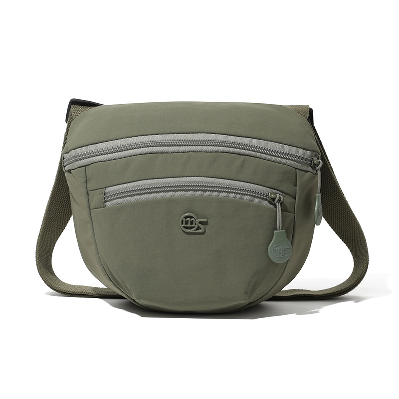 Crossbody torba, ultralagana, Oxford tkanina, horizontalni kvadratni oblik, zatvarač, unutarnji džep s džepom za telefon i džepom na zip, jedna naramenica, gradski stil