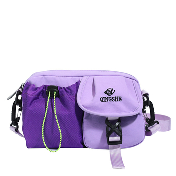 Női munkaruha-stílusú kis négyzet alakú válltáska, őszi 2025, Oxford anyag, poliészter bélés, vízszintes forma, cipzár, laminált belső zseb, több rekesz