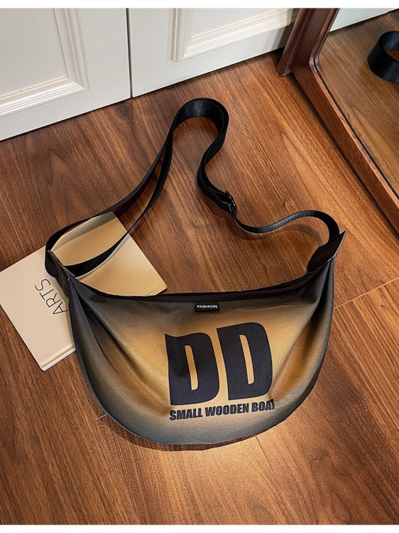 Чанта за рамо с универсален стил, оксфорд плат, чанта за подмишница, подплата от найлон, цип за затваряне.