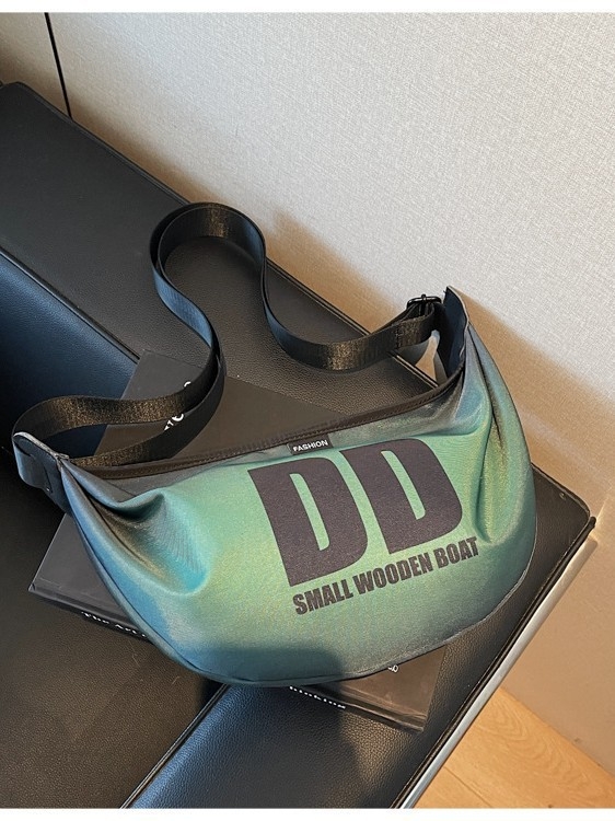 Чанта за рамо с универсален стил, оксфорд плат, чанта за подмишница, подплата от найлон, цип за затваряне.