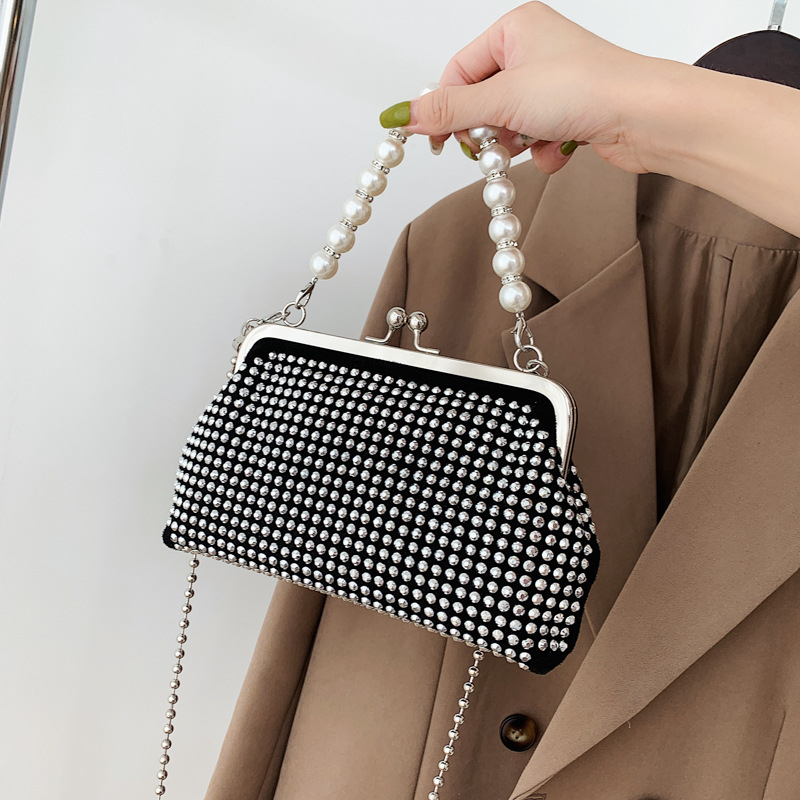Nothing Birkin-stil torba od Oxford platna, horizontalni kvadratni oblik, zaključavanje, unutarnji patch džep