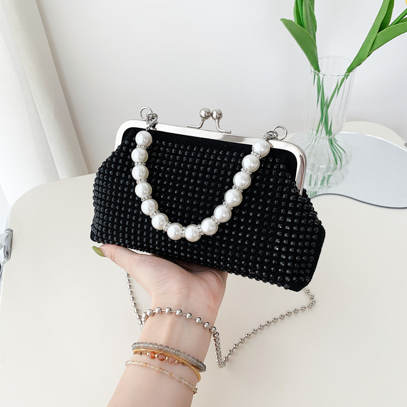 Nothing Birkin-stil torba od Oxford platna, horizontalni kvadratni oblik, zaključavanje, unutarnji patch džep