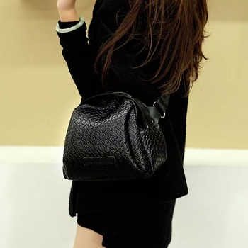 Crossbody torba u obliku školjke, PU materijal, gradska jednostavnost, zatvarač, jedna naramenica