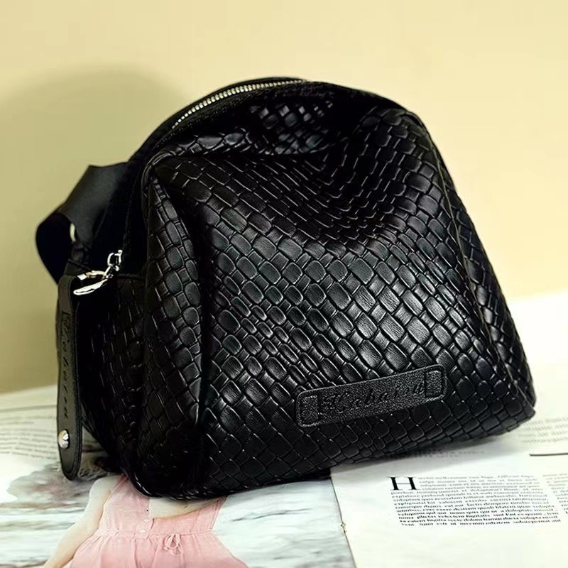 Crossbody torba u obliku školjke, PU materijal, gradska jednostavnost, zatvarač, jedna naramenica