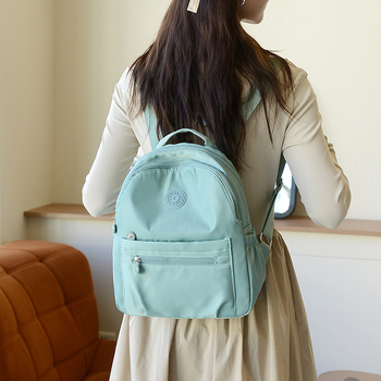 Rucsac pentru femei, capacitate mare, stil urban simplu, pânză Oxford, căptușeală din nylon, fermoar