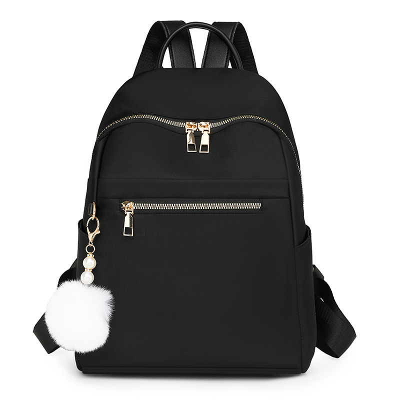 Rucsac pentru femei, Nailon, Primăvara 2025, Închidere cu fermoar, Buzunar cu fermoar, Respirabil și impermeabil