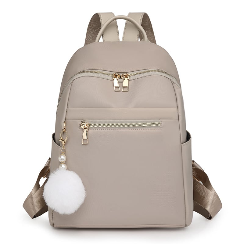 Rucsac pentru femei, Nailon, Primăvara 2025, Închidere cu fermoar, Buzunar cu fermoar, Respirabil și impermeabil