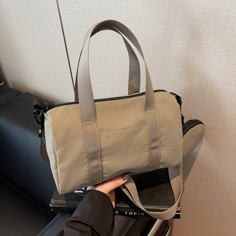 Belle Bird Tote Bag - Stil stradal, Material Oxford, Formă cilindrică