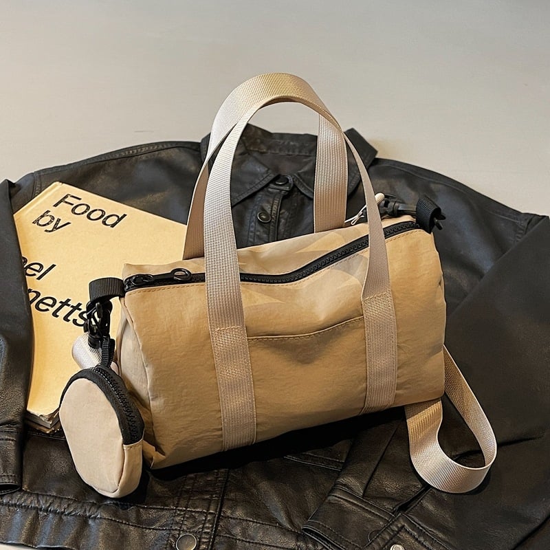 Belle Bird Tote Bag - Stil stradal, Material Oxford, Formă cilindrică