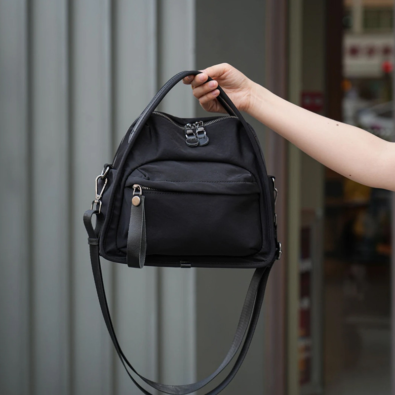 Jun Ming Ženska crossbody torba od Oxford platna — Leisure Travel stil, horizontalni kvadratni oblik, zatvaranje zatvaračem, poliester podstava, unutarnji džepovi (zip, telefon, ID)